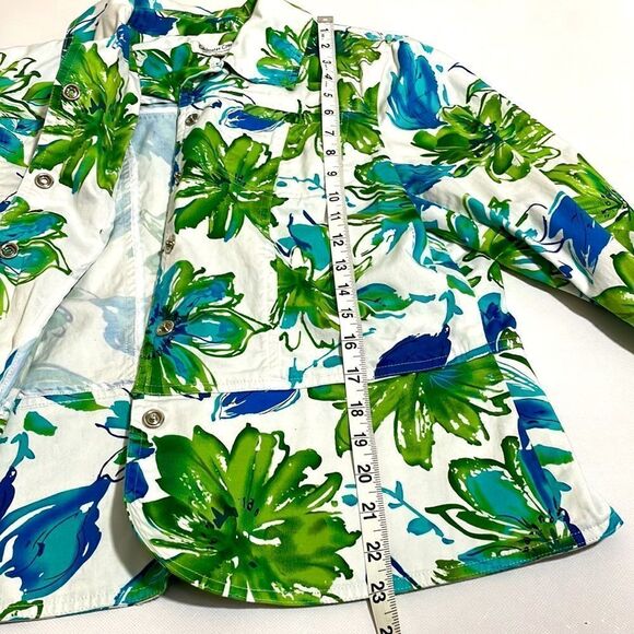 Coldwater Creek Floral Print Midweight Jacket - Picture 6 of 8